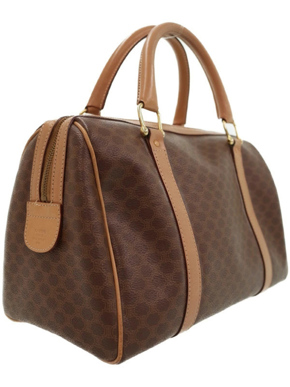 Celine Bag Macadam Shoulder Leather Brown